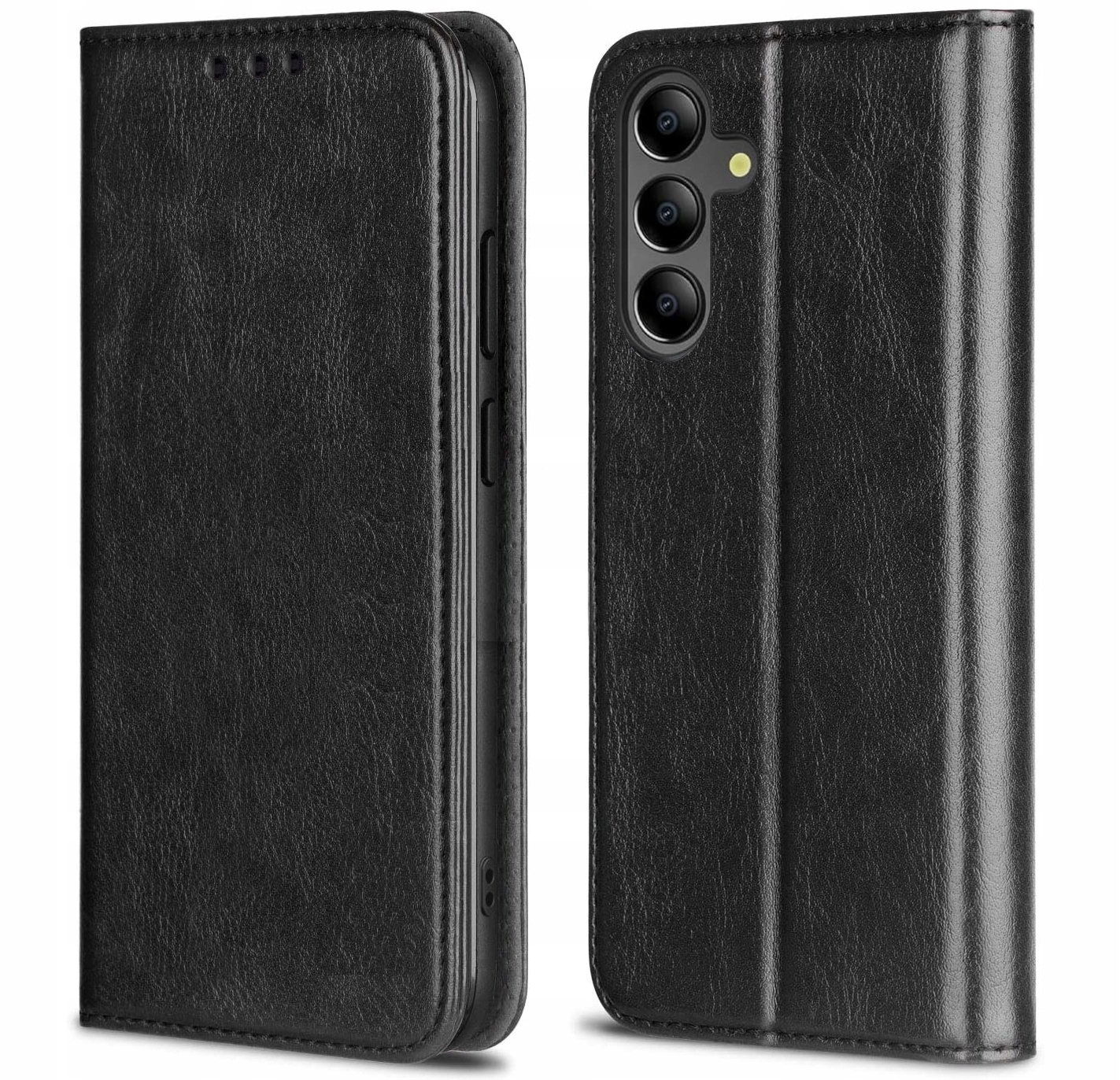 Flipové puzdro TeleProtector pre Samsung Galaxy A55 5G Leather čierne